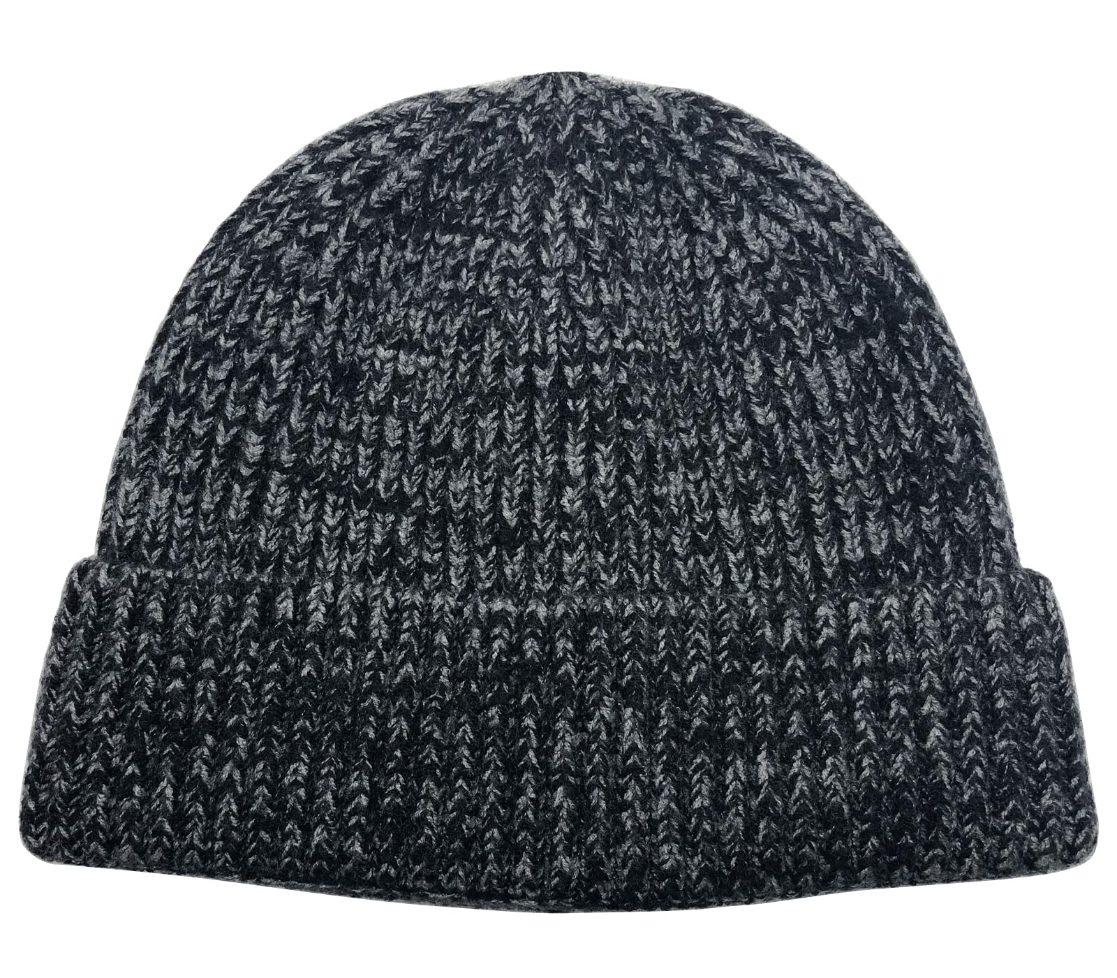 ROYBENS Swag Wool Knit Cuff Short Fisherman Beanie for Men Women, Winter Warm Hats